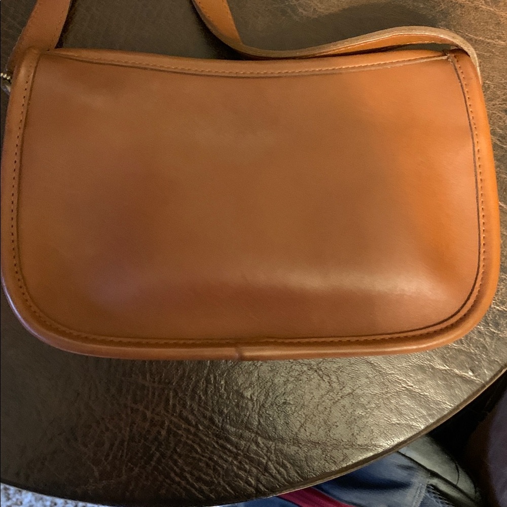 COACH Vintage British Tan Wendie 9031 leather bag - Picture 4 of 10